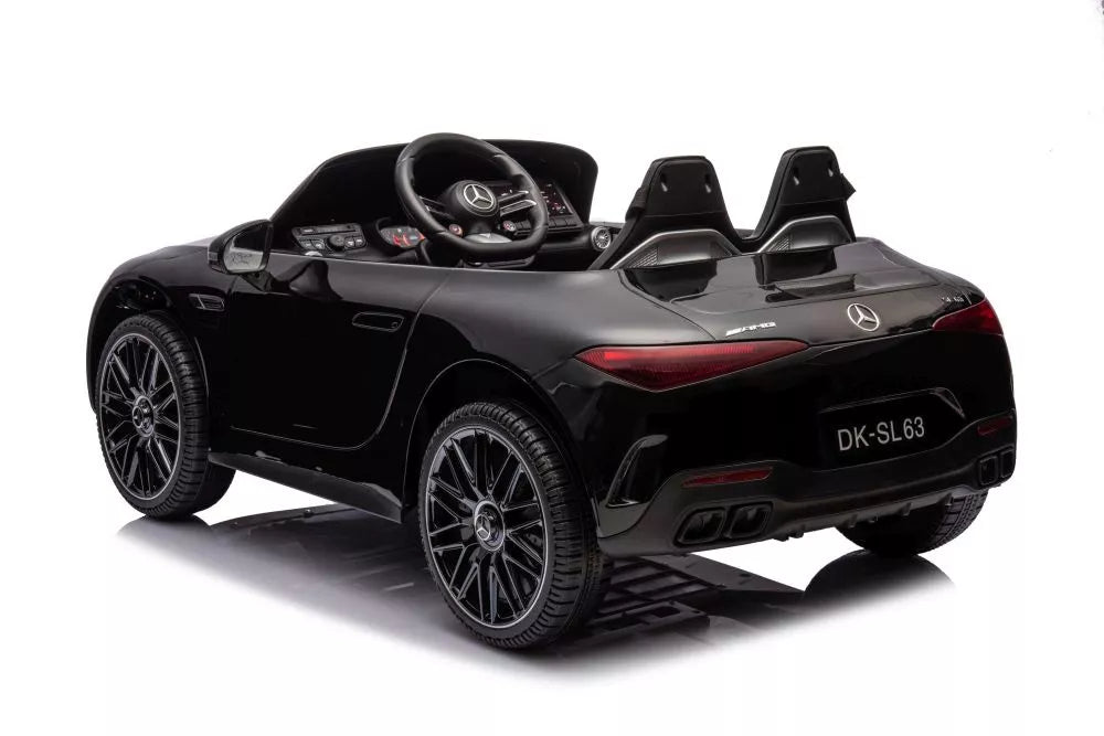 Akumuliatorinis automobilis Mercedes AMG SL63, juodas