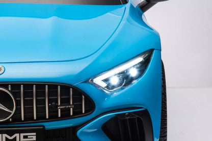 Akumuliatorinis automobilis Mercedes AMG SL63, mėlynas lakuotas
