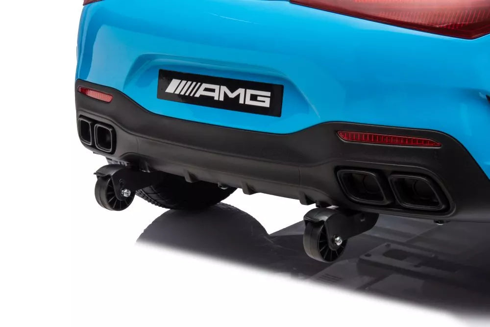 Akumuliatorinis automobilis Mercedes AMG SL63, mėlynas lakuotas