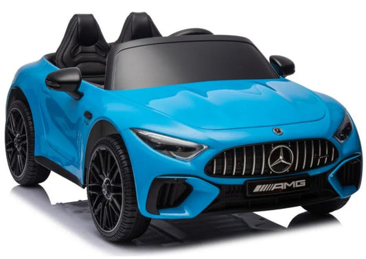 Akumuliatorinis automobilis Mercedes AMG SL63, mėlynas lakuotas