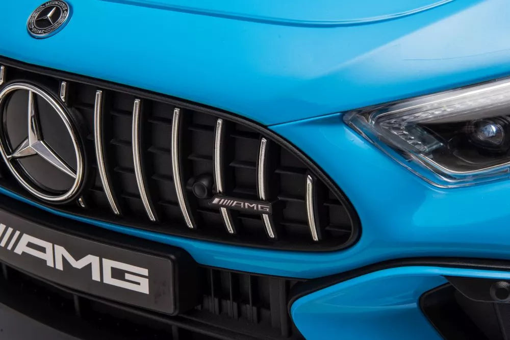 Akumuliatorinis automobilis Mercedes AMG SL63, mėlynas lakuotas