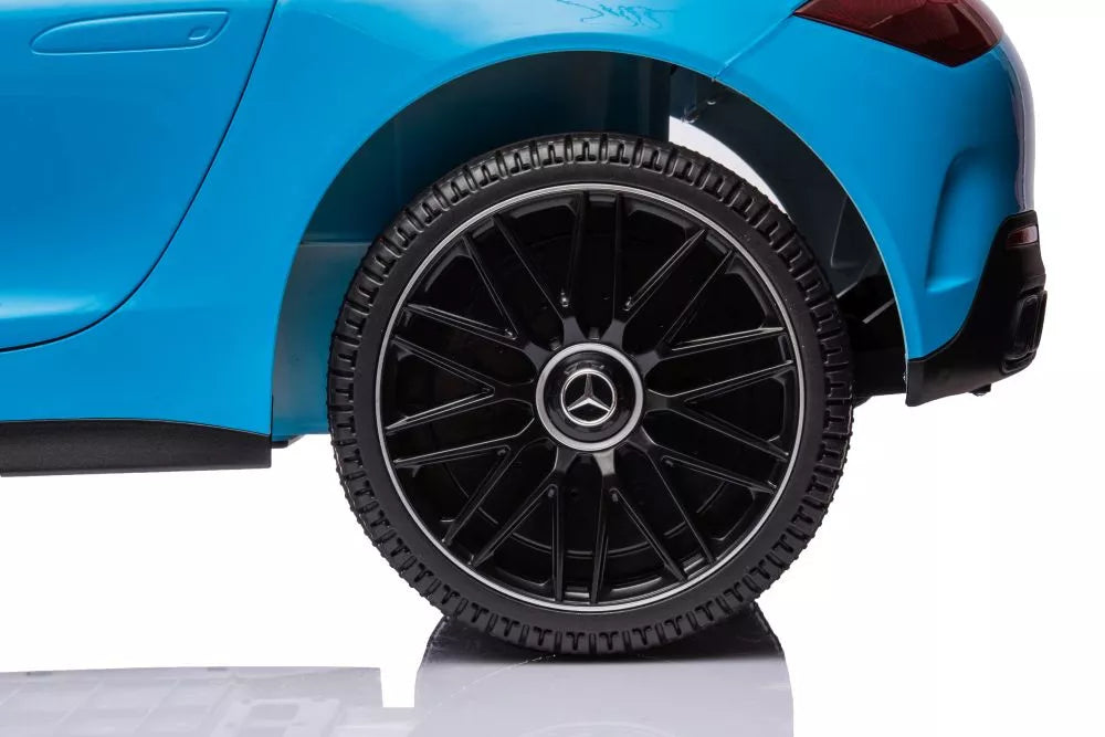 Akumuliatorinis automobilis Mercedes AMG SL63, mėlynas lakuotas