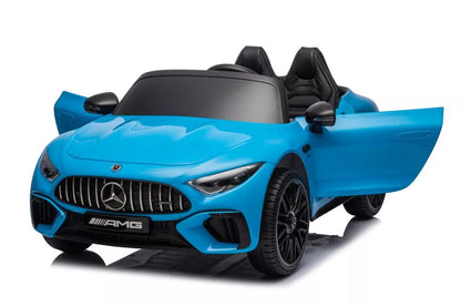 Akumuliatorinis automobilis Mercedes AMG SL63, mėlynas lakuotas