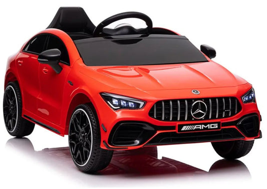 Akumuliatorinis automobilis Mercedes CLA 45s AMG 4x4, raudonas