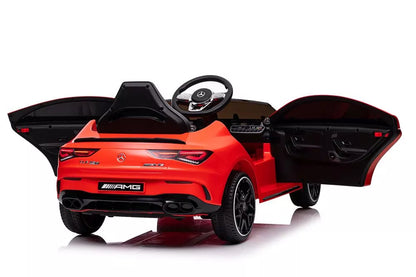Akumuliatorinis automobilis Mercedes CLA 45s Red AMG 4x4