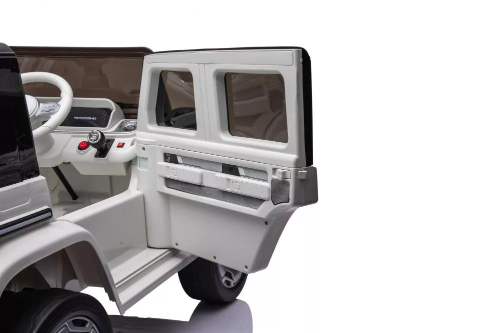 Akumuliatorinis automobilis Mercedes EQG 4x4 baltas