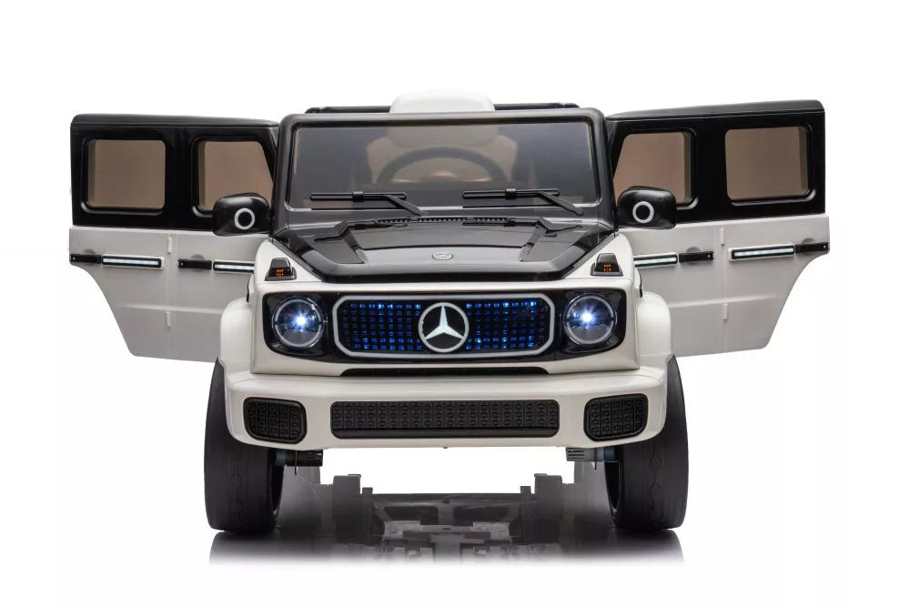 Akumuliatorinis automobilis Mercedes EQG 4x4 baltas