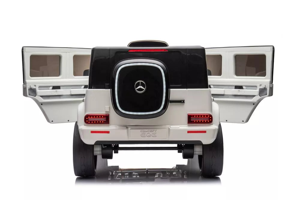 Akumuliatorinis automobilis Mercedes EQG 4x4 baltas