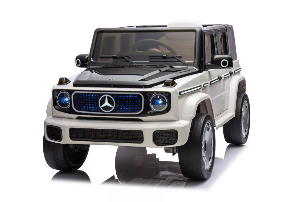 Akumuliatorinis automobilis Mercedes EQG 4x4 baltas