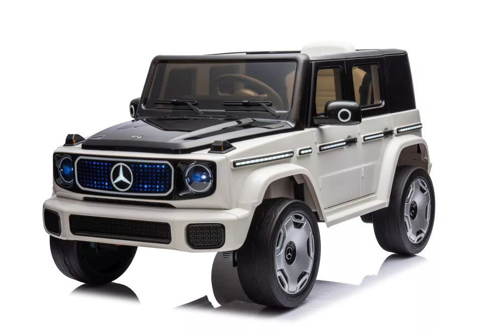 Akumuliatorinis automobilis Mercedes EQG 4x4 baltas