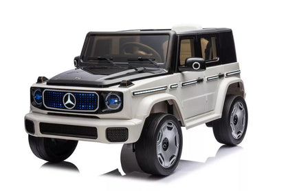 Akumuliatorinis automobilis Mercedes EQG 4x4 baltas