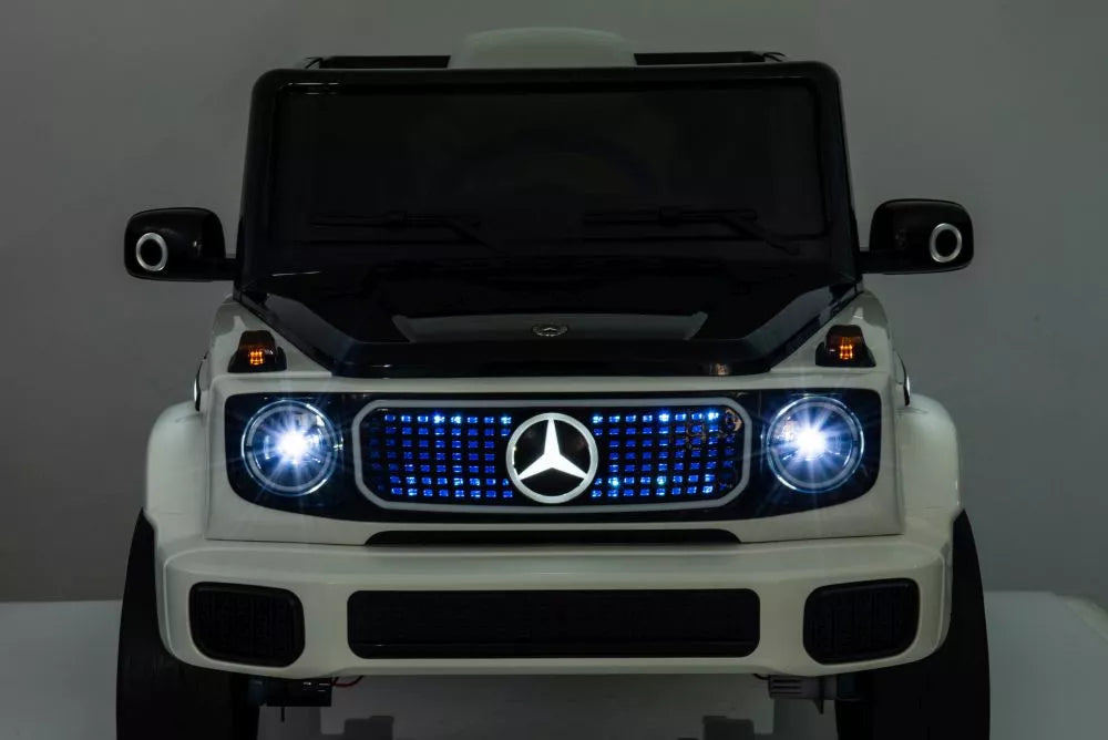 Akumuliatorinis automobilis Mercedes EQG 4x4 baltas