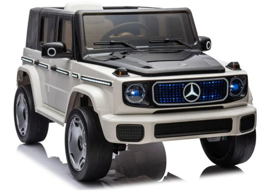 Akumuliatorinis automobilis Mercedes EQG 4x4 baltas