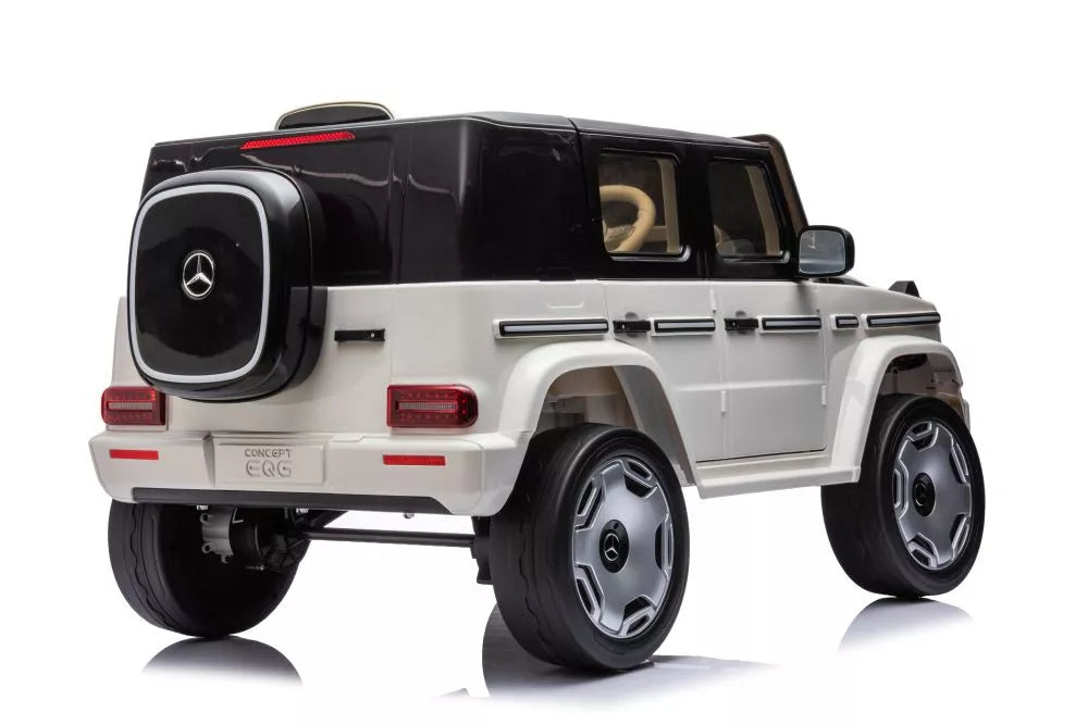 Akumuliatorinis automobilis Mercedes EQG 4x4 baltas