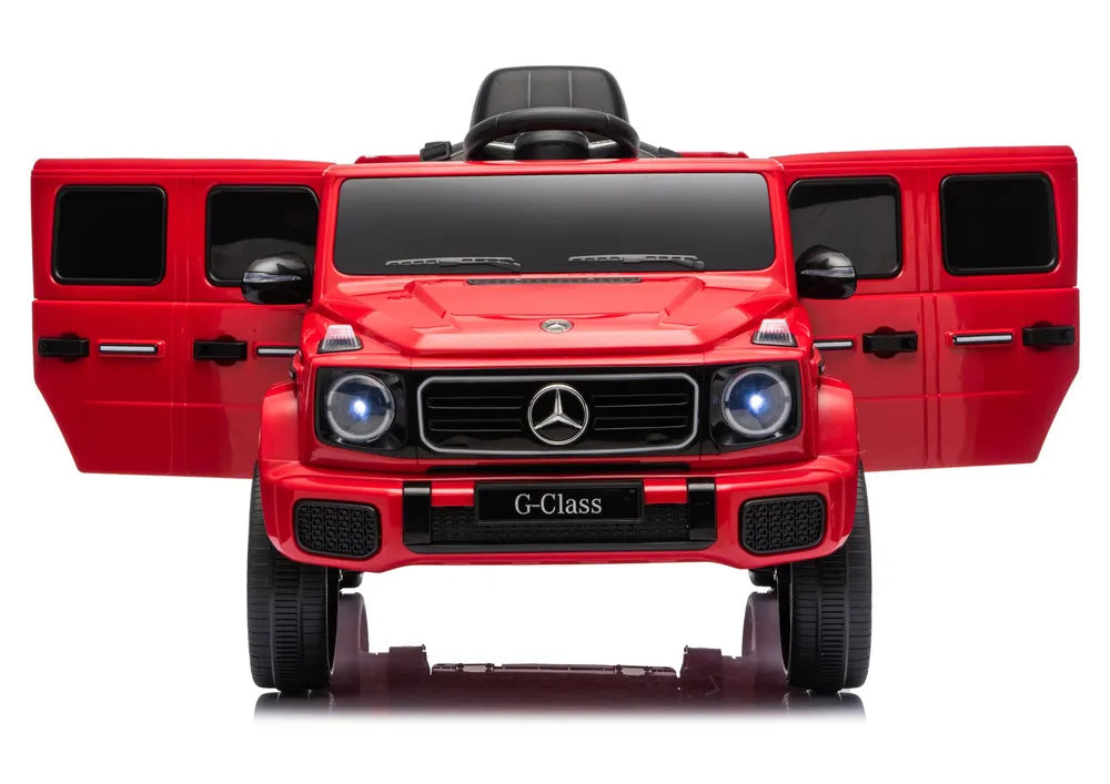 Akumuliatorinis automobilis Mercedes G 2580, raudonas