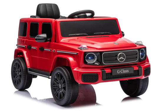 Akumuliatorinis automobilis Mercedes G 2580, raudonas