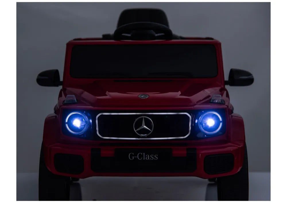 Akumuliatorinis automobilis Mercedes G 2580, raudonas