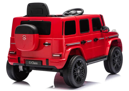Akumuliatorinis automobilis Mercedes G 2580, raudonas