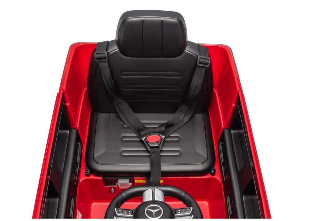 Akumuliatorinis automobilis Mercedes G 2580, raudonas