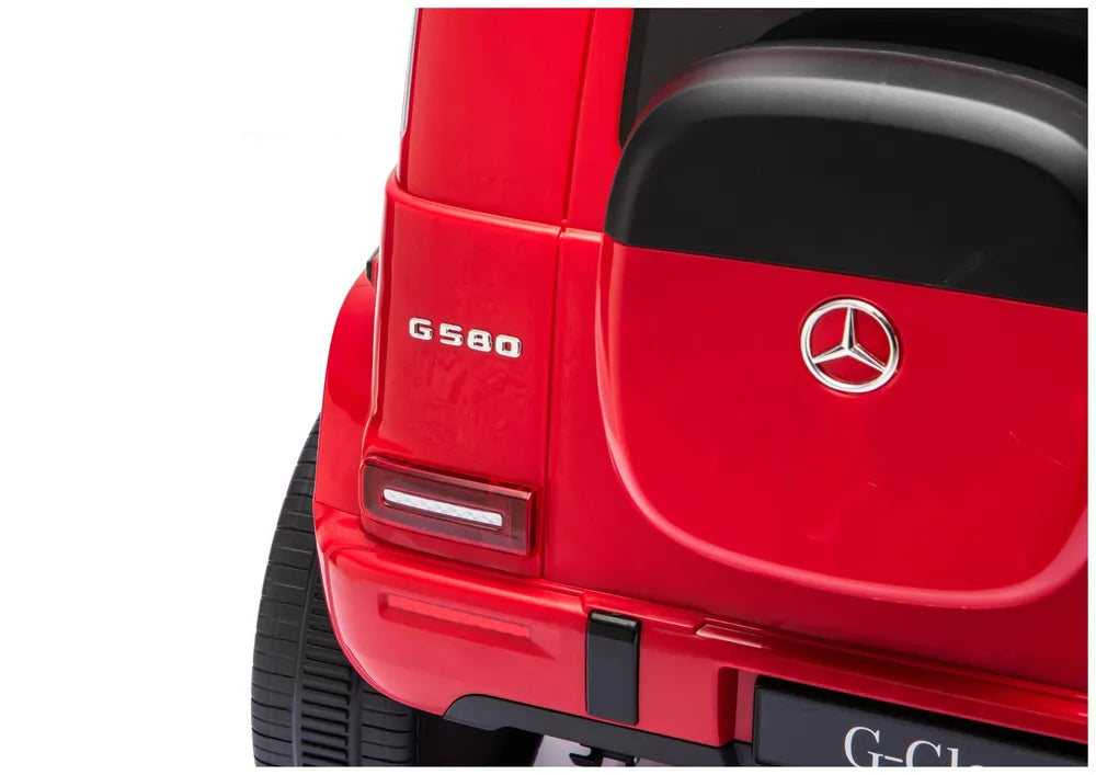 Akumuliatorinis automobilis Mercedes G 2580, raudonas