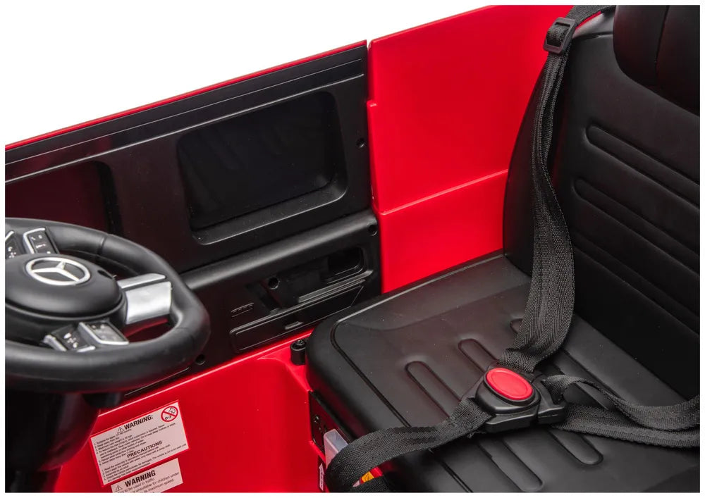 Akumuliatorinis automobilis Mercedes G 2580, raudonas