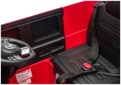 Akumuliatorinis automobilis Mercedes G 2580, raudonas