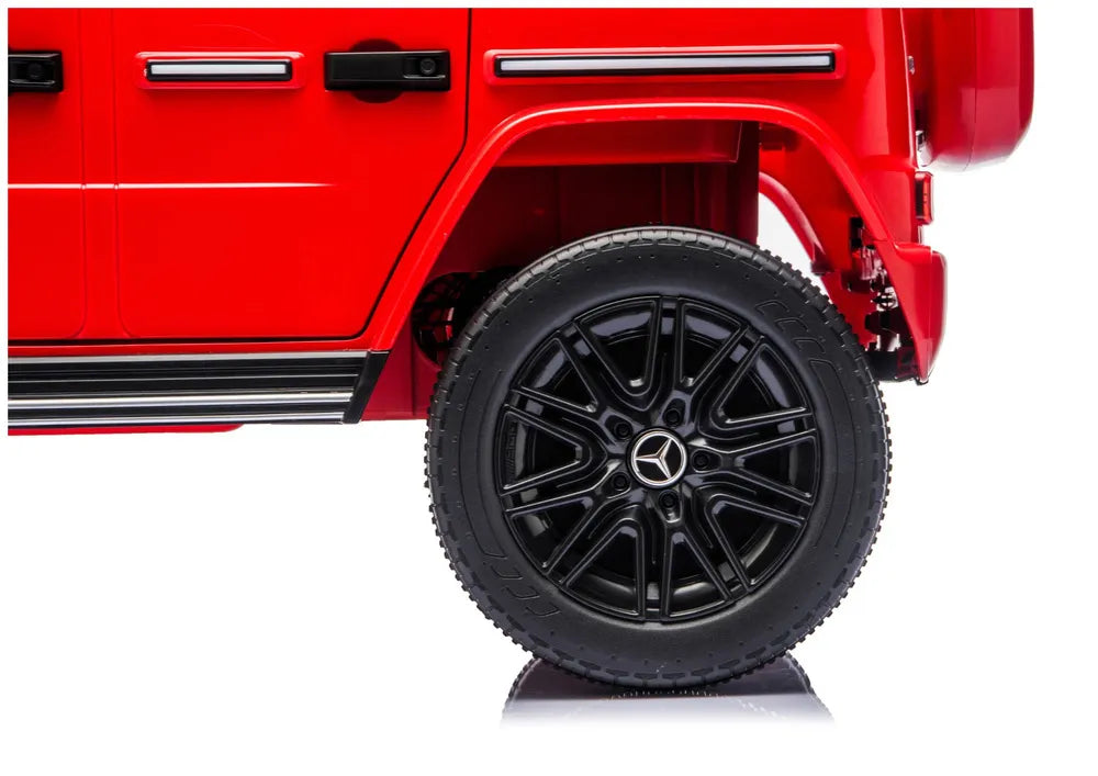 Akumuliatorinis automobilis Mercedes G 2580, raudonas