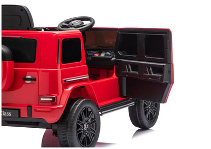 Akumuliatorinis automobilis Mercedes G 2580, raudonas