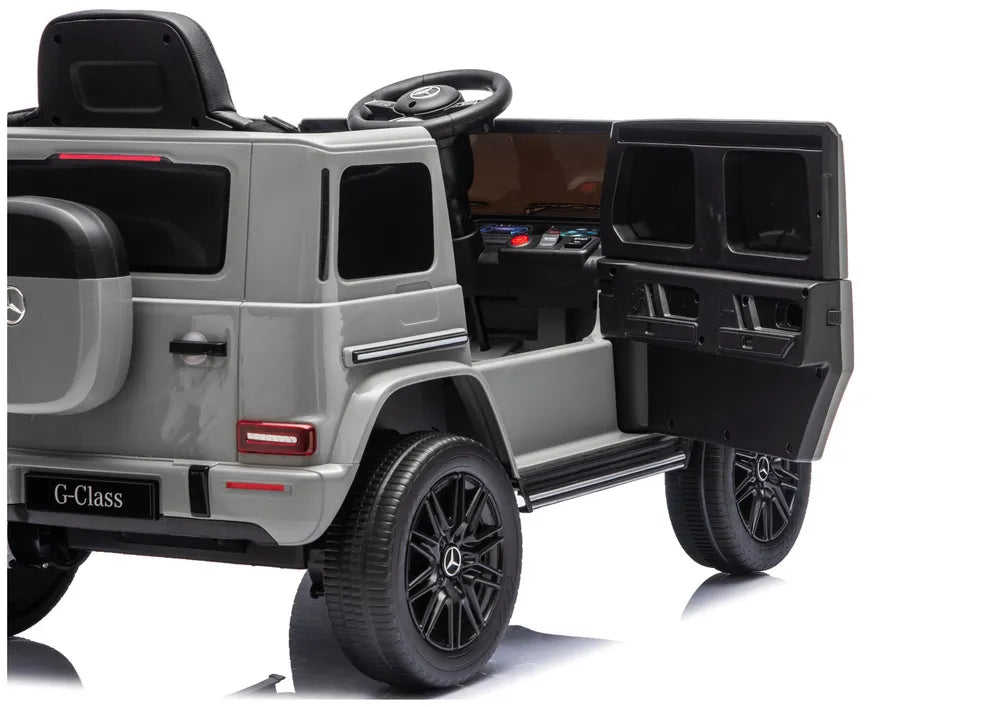 Akumuliatorinis automobilis Mercedes G 4x4 24V 2580 Pilkas