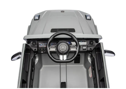 Akumuliatorinis automobilis Mercedes G 4x4 24V 2580 Pilkas