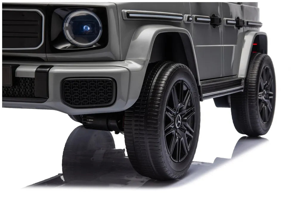 Akumuliatorinis automobilis Mercedes G 4x4 24V 2580 Pilkas
