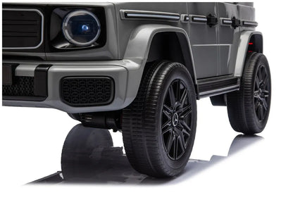 Akumuliatorinis automobilis Mercedes G 4x4 24V 2580 Pilkas