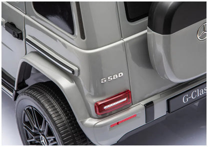 Akumuliatorinis automobilis Mercedes G 4x4 24V 2580 Pilkas