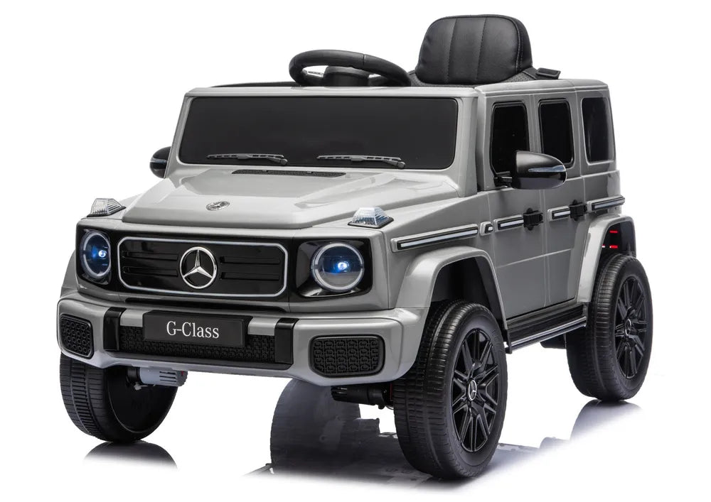 Akumuliatorinis automobilis Mercedes G 4x4 24V 2580 Pilkas