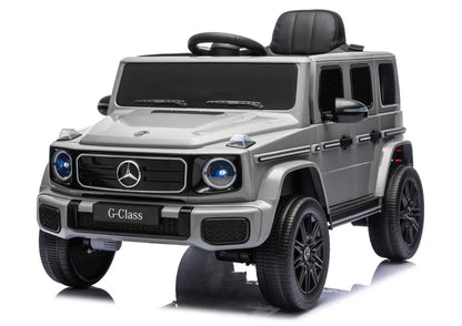 Akumuliatorinis automobilis Mercedes G 4x4 24V 2580 Pilkas