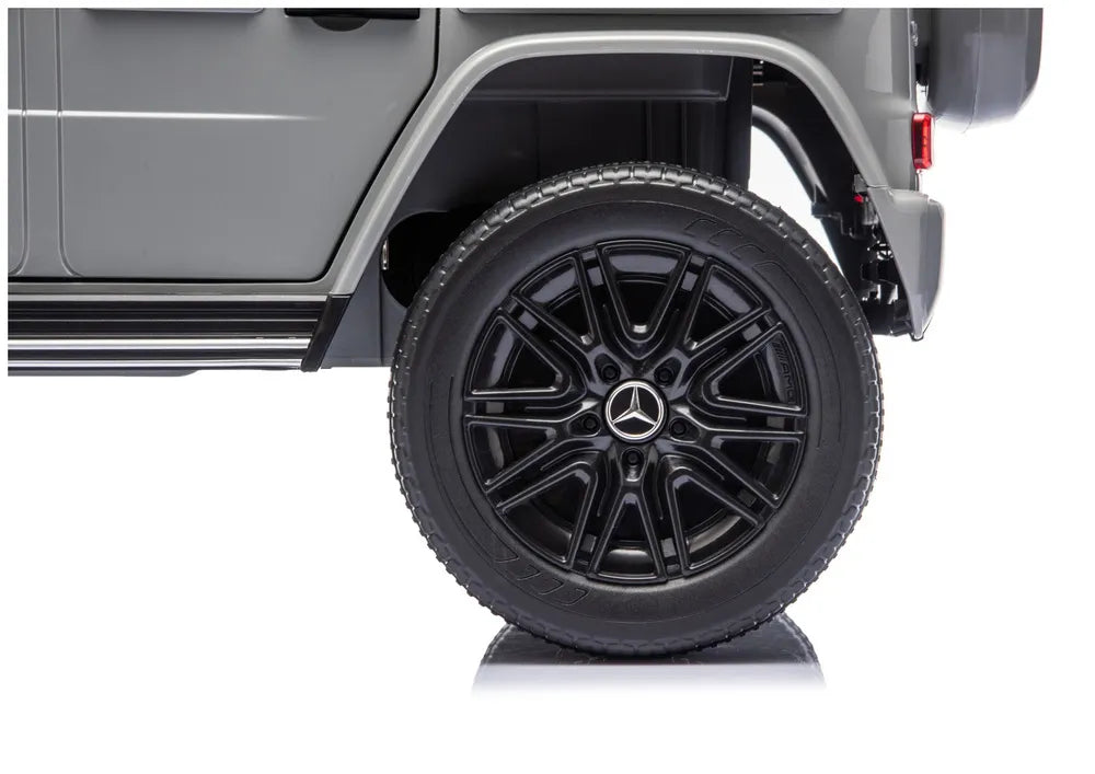 Akumuliatorinis automobilis Mercedes G 4x4 24V 2580 Pilkas
