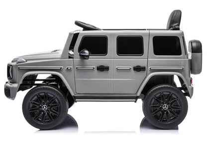 Akumuliatorinis automobilis Mercedes G 4x4 24V 2580 Pilkas