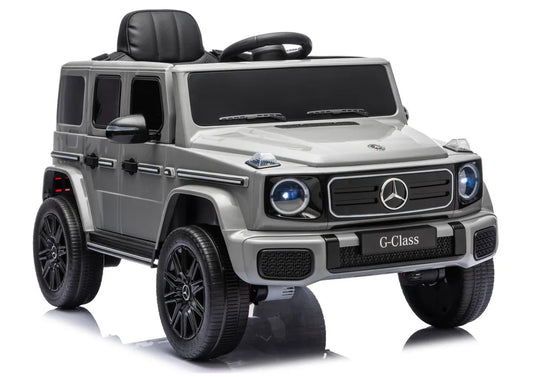 Akumuliatorinis automobilis Mercedes G 4x4 24V 2580 Pilkas