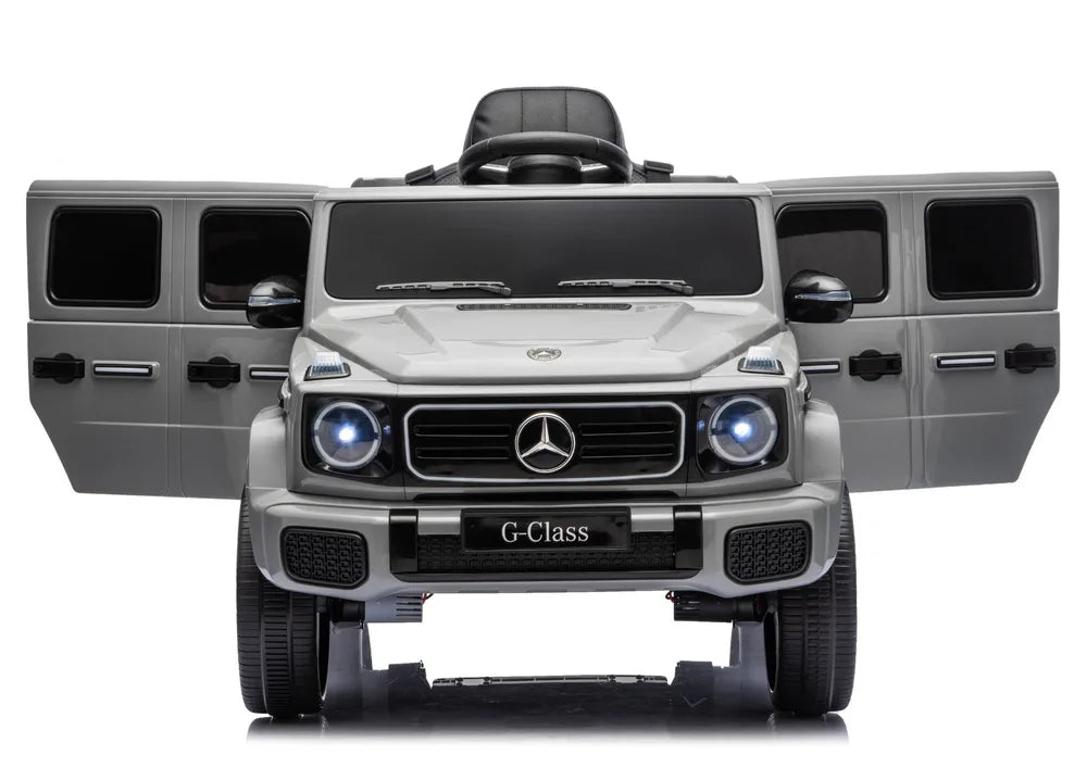 Akumuliatorinis automobilis Mercedes G 4x4 24V 2580 Pilkas