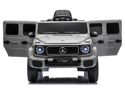 Akumuliatorinis automobilis Mercedes G 4x4 24V 2580 Pilkas