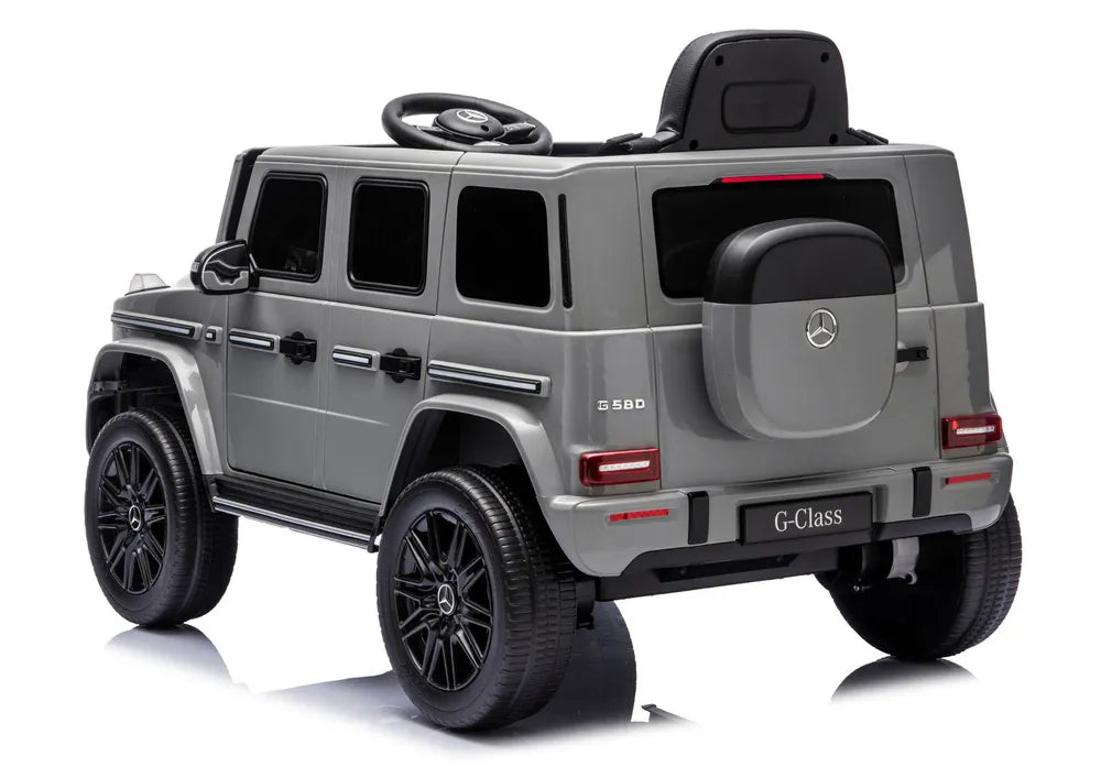 Akumuliatorinis automobilis Mercedes G 4x4 24V 2580 Pilkas