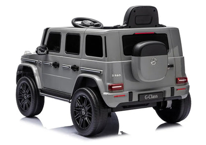 Akumuliatorinis automobilis Mercedes G 4x4 24V 2580 Pilkas