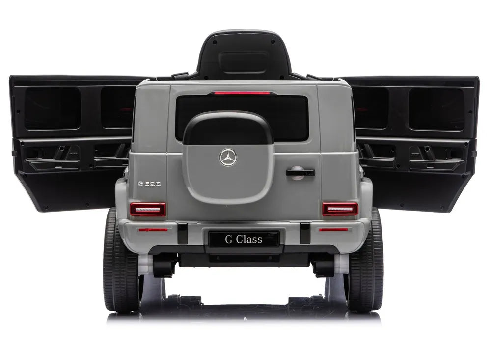 Akumuliatorinis automobilis Mercedes G 4x4 24V 2580 Pilkas