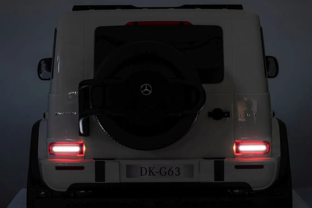 Akumuliatorinis automobilis Mercedes G63 4X4 XXL 24V 7Ah baltas