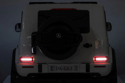 Akumuliatorinis automobilis Mercedes G63 4X4 XXL 24V 7Ah baltas