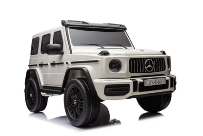 Akumuliatorinis automobilis Mercedes G63 4X4 XXL 24V 7Ah baltas