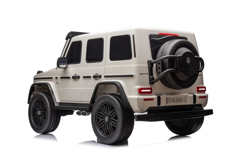 Akumuliatorinis automobilis Mercedes G63 4X4 XXL 24V 7Ah baltas