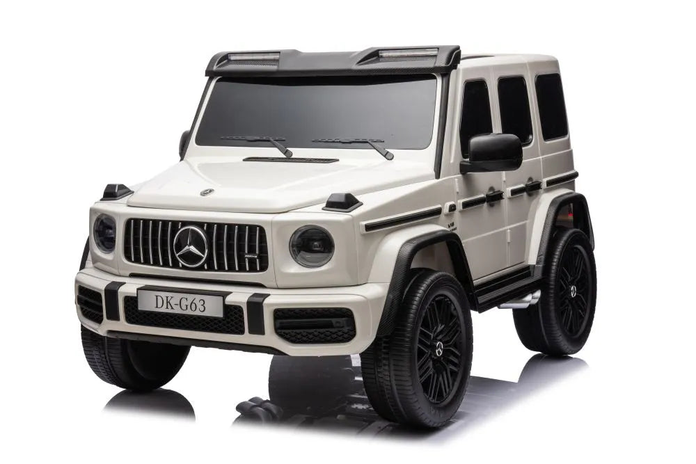 Akumuliatorinis automobilis Mercedes G63 4X4 XXL 24V 7Ah baltas