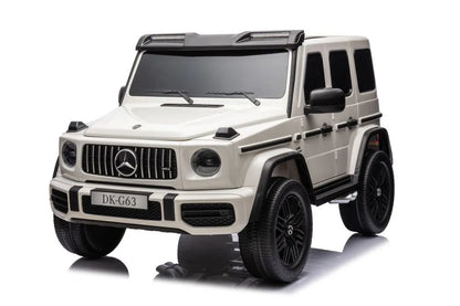 Akumuliatorinis automobilis Mercedes G63 4X4 XXL 24V 7Ah baltas