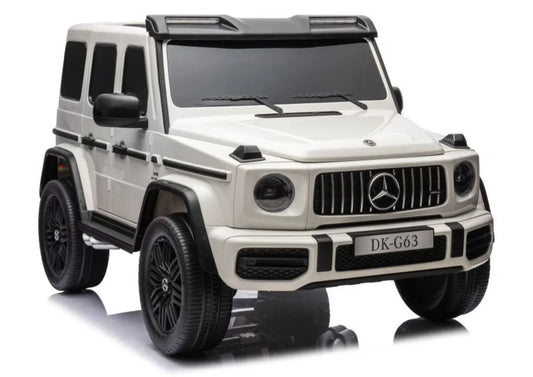 Akumuliatorinis automobilis Mercedes G63 4X4 XXL 24V 7Ah baltas